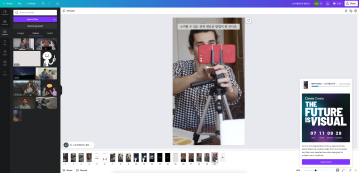 [여러 솔루션으로 동영상 만들기] 3. 캔바로 동영상 편집
